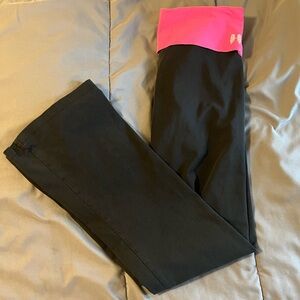 SOLD Victorias Secret PINK Size Small Foldover Flared Leggings/ Yoga pants Y2K